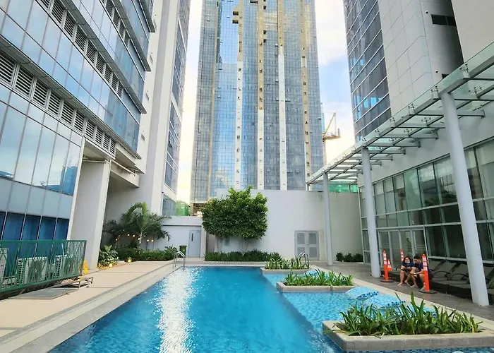 Apartment Bgc Uptown Parksuites King Bed With Balcony Sunset And View *