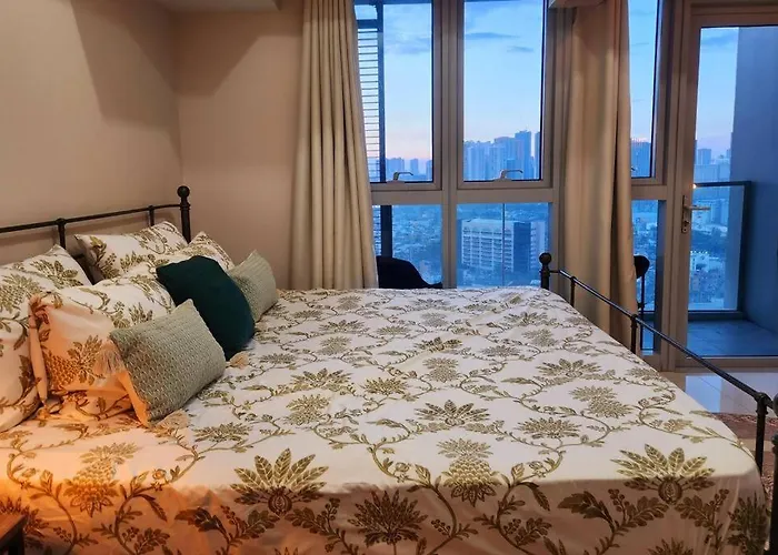 Apartment Bgc Uptown Parksuites King Bed With Balcony Sunset And View Manila